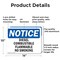 Signmission Diesel Combustible Flammable No Smoking OSHA Notice Sign, Aluminum, 14in W x 10in L, 2PK OS-2PACK-NS-A-1014-L-10988 - alternate 4